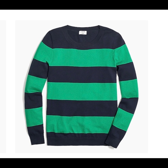 J. Crew Factory Sweaters - J Crew Factory Striped Teddie Sweater